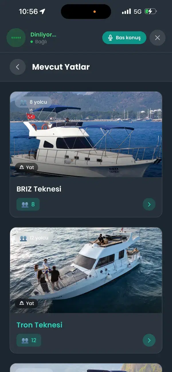 Sabrina AI — Yacht rentals